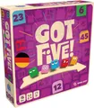 Blue Orange, Got Five!, DE-Version, Schnelles Familienspiel für 2-4 Spieler ab 8 Jahren, Knacke den Code mit deinen Schlussfolgerungen, 15 Minuten Spielzeit pro Partie