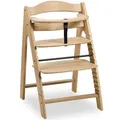 Hochstuhl HAUCK "Arketa, oak", Baby, Gr. B/H/T: 53,5cm x 79cm x 48cm, braun (oak), Massivholz, Stühle, FSC - schützt Wald - weltweit