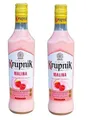 2 Flaschen Krupnik Malina Himbeerlikör likier Likör a 500 ml 16% vol.