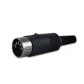 5-pol. Diodenstecker (DIN-Norm) mit Knickschutz