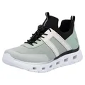 Rieker Sport Slip-On Sneaker Sportschuh, Halbschuh, Freizeitschuh in veganer Verarbeitung grün 42 EU