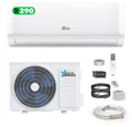 Kältebringer Split-Klimagerät R290 Split Klimaanlage Komplett Set - 12000 BTU - Kühlen & Heizen, 3,4 kW, WiFi/App Funktion, inkl. Montagematerial, sehr leise