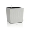 LECHUZA Pflanztopf "CUBE", H41xB41xL41 cm lichtgrau