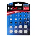 HyCell Knopfzellen-Set Alkali-Mangan/Lithium 1,5 / 3,0 V, 24 St.