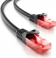deleyCON 40m CAT6 Outdoor Patchkabel Netzwerkkabel - 250 MHz AWG 24 - für Außenbereich UV Resistent Witterungsbeständig LDPE Mantel - Schwarz