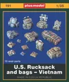 Plus Model 191 - 1:35 Resin Bausatz U.S. Rucksäcke und Taschen - Vietnam