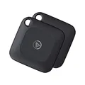 alkaya. GPS Tracker Bluetooth Tracker 2er Pack für Handy/Schlüsselanhänger kompatibel mit Apple App Find My schwarz