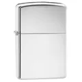 ZIPPO HOCH POLIERT CHROM NACHFÜLLBAR CLASSIC LIGHTER PLAIN WASSERDICHT DESIGN