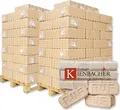 2000 kg RUF Briketts Hartholzbriketts aus Buche und/oder Eiche | 200 x 10 kg Holzbrikett auf Palette | Energie Kienbacher®