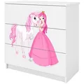 Raumhirsch Furniture Kommode, Weiß, Holzwerkstoff, Rechteckig, 81x81x41 cm, Babymöbel, Kinderkommoden
