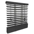 Sol Royal Jalousie Holzjalousie 50mm Rollo SolDecor BE5, 105x180cm, Schwarz, Montage Wand & Decke ? Blickschutz Jalousie Fenster & Tür Massivholz schwarz 105 cm x 180 cm