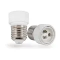 Mextronic Keramik Lampensockel-Adapter E27 auf GU10: Adapter aus Keramik für LED-Leuchtmittel, Halogenlampen, CFL Leuchtmittel