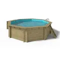 Oku Holzpool Emotion-fun Rund Ohne Zubehör, Ø 5.10 M