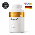 OstroVit Omega 3 90 Kapseln Fischoel 1000mg EPA DHA Herz Gehirn Sicht Premium EU