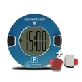 OOONO Park (blau) & Ersatzmagneten Set, Automatische Parkscheibe mit Halterung