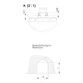 AMF Spanneisen 6314V abgeschrägt mit Stützschraube Nut 12 mm H 10 - 40 mm