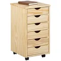 Rollcontainer Nils ca. 35x66x39 cm Kieferfarben