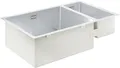 GROHE K700 Unterbau Edelstahlspüle, 760x450mm, 1,5 Becken, Edelstahl (31575SD1)