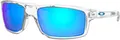 OAKLEY GIBSTON Sonnenbrille polished clear/prizm sapphire