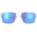 Oakley Wrap Hommes Polid Clear Prizm Sapphire Sungass