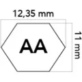 Sechskantriemen AA90 Rasentraktor UNIVERSAL 12.7x2286mm