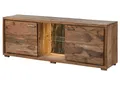 Massivmoebel24 TV-Board BARK (Massivholz), TV-Board Akazie 175x40x63 natur lackiert BARK #111