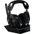 Logitech G Astro A50 LIGHTSPEED kabellose Gaming-Headset + Basisstation (Gen 5), PRO-G GRAPHENE, 3-System-Umschaltung, USB-C für Xbox, PS5, PC/Mac... - Schwarz