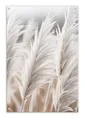 artissimo Garten-Poster 60x90cm PE6731-GP, wetterfestes Outdoor-Poster seidenmatt mit feiner Struktur, Gartenbild Natur Gräser beige, Boho Skandi Wanddeko für draußen