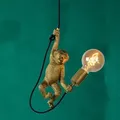 Lucide EXTRAVAGANZA CHIMP Pendelleuchte Ø17,6cm 1xE27 Schwarz Retro Tierdesign