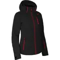 Bergson Skijacke NICE Damen Skijacke, wattiert, 20000 mm Wassersäule, Normalgrößen, schwarz rot|schwarz normal | 42