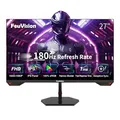 FeuVision 27 Zoll Gaming Monitor, 180Hz, FHD 1080p PC Monitor, 1ms, IPS Panel, FreeSync, Adaptive-Sync, VESA montierbar, Eye-Care, 100% sRGB, Rahmenlos Bildschirm, HDMI*1, DP*1