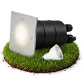 SSC-LUXon MADON LED Bodeneinbaustrahler Aussen IP67 - mit LED GU10 Leuchtmittel 3W neutralweiß - Bodenlampe für Garten befahrbar & trittfest