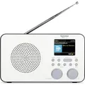 TechniSat VIOLA 2 C IR Internet-Radio (Digitalradio (DAB), FM-Tuner mit RDS, Internetradio, 2 W, App-Steuerung, WLAN-Konnektivität) weiß