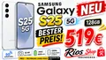 Samsung Galaxy S25 128GB Silver Shadow  - NEU VITRINEN GERÄT OVP GEÖFFNET