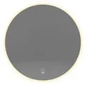 Home Deluxe Led-Spiegel, Silber, Glas, 80x80x3 cm, Badezimmer, Badezimmerspiegel, Badspiegel