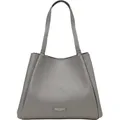 Marc O'Polo Leder Schultertasche Biana Shopper Basalt Grey grau - Grau