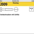 200er PACK(Stk)  002009700009030006 Senkschraube ISO 2009 m.Schlitz M 3 x 6 Mess