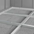 Wolff Finnhaus Aluminium-Rahmenunterkonstruktion für Fußboden für Gerätehaus Fas