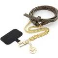 Universal Handy-Lanyard Guess Handy-Schlüsselband Lanyard Braun / Goldener Kette