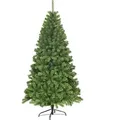 COSTWAY Künstlicher Weihnachtsbaum, 230cm, mit 1346 Spitzen PVC & Ständer grün Ø 130 cm x 230 cm