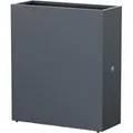 Herstera Pflanzkasten Cube Divider XL anthrazit, 100 x 40 x 115 cm, Stahl