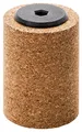 Kork Bürste Rotor Kork Roller 70 x 97 mm | Korkrolle für Skiservice und Skiwachs | Polierkork für Kaltwachs Flüssigwachs Fluor | Standard Sechskantaufnahme 10 mm | für Alpin Langlauf Tourenski