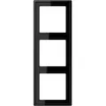 Jung 3fach Rahmen Abdeckung Schwarz LS983SW 1St.