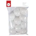 Rayher Plastik-Figuren weiß Eier Ø 6,0 cm, 10 St.