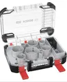 Bosch 11x PRO Multi Material Power Change Plus Lochsäge-Set – Transparentes Etui (für Weichholz, Trockenbauwand, Ø 25-86 mm, Professional Zubehör Bohrmaschine)