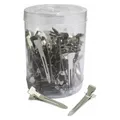 Activeshop Klipsy spinki metalowe E-19 9 cm 80 szt. (5906717442230)