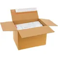 Smartboxpro Faltkartons 1-wellig, 10 Stück, mit Automatikboden,Innenmaße 304 x 216 x 130-220mm