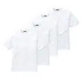 Schiesser American T-Shirt 008150B 4er Pack White L