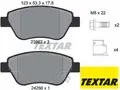 TEXTAR 2398202 Bremsbelagsatz für Scheibenbremse Bremsbelagsatz