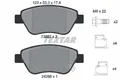 TEXTAR 2398202 Bremsbelagsatz Scheibenbremse für Opel Vauxhall Fiat German E-Car